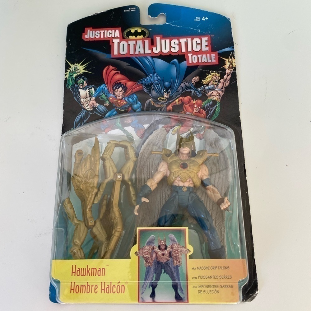 total Justice Hawkman Action Figure Kenner 1996 New in Packaging